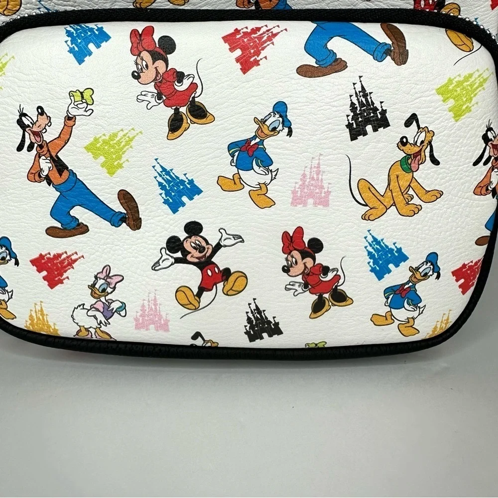 Loungefly Disney Parks Fab 5 Mickey Minnie Goofy Donald Pluto Mini Backpack
